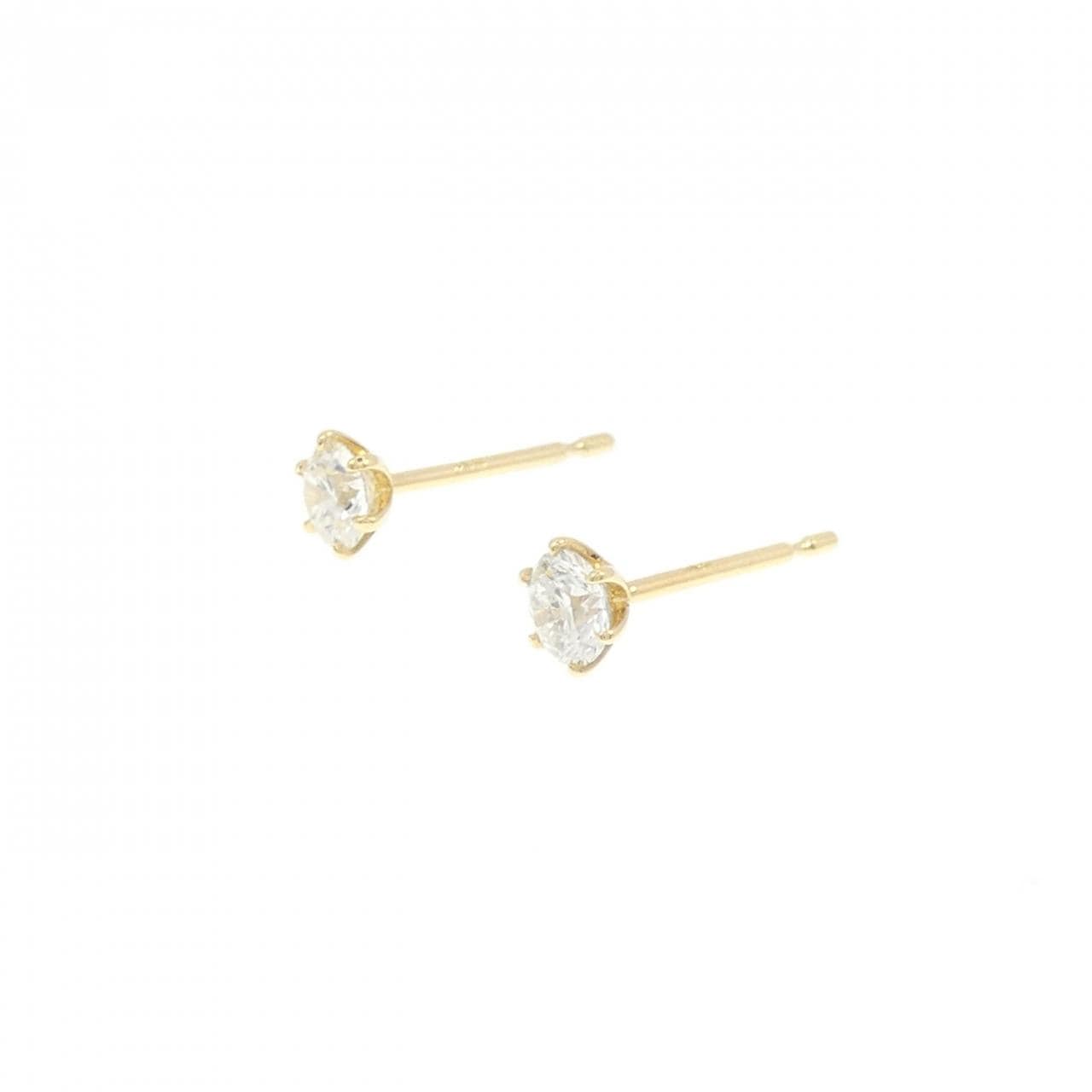 【リメイク】K18YG/ST ダイヤモンド ピアス 0.200CT 0.212CT G-H VS2 EXT H&C