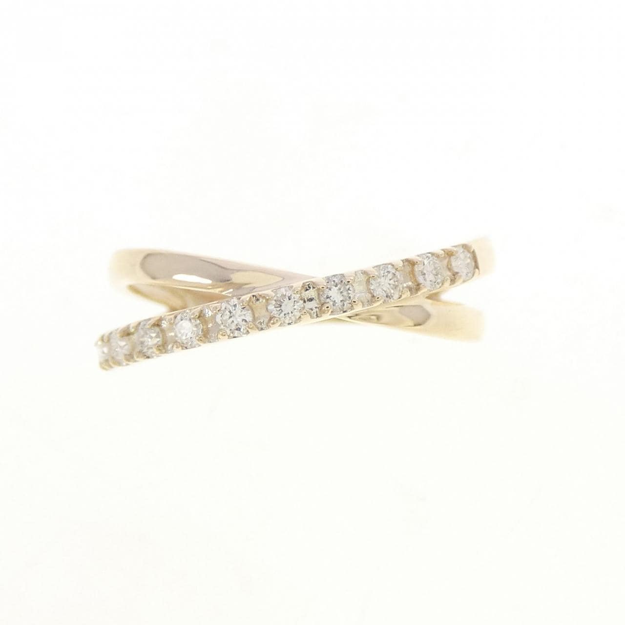 【リメイク】K10YG ダイヤモンド ピンキーリング 0.10CT