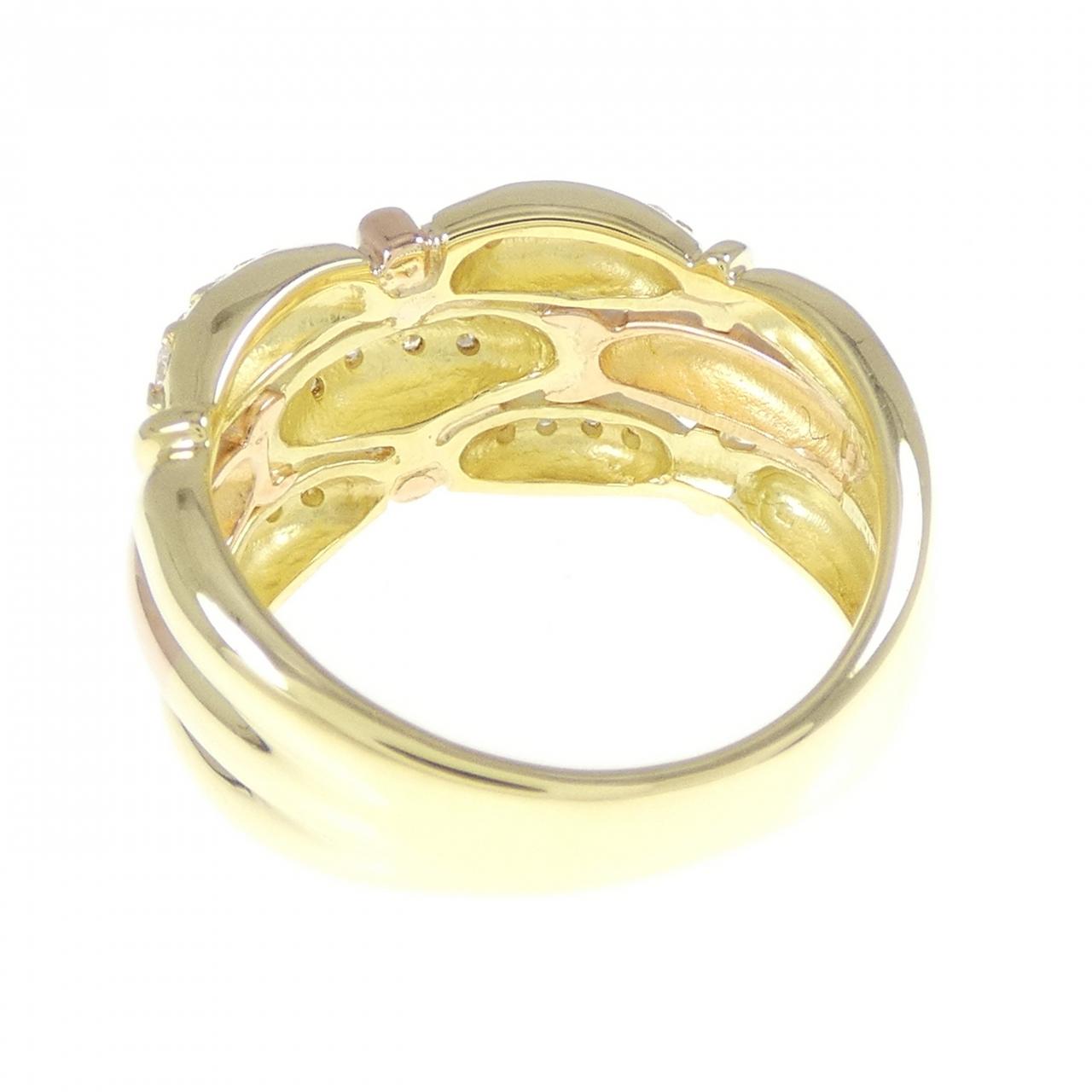 K18YG ダイヤモンド リング 0.50CT