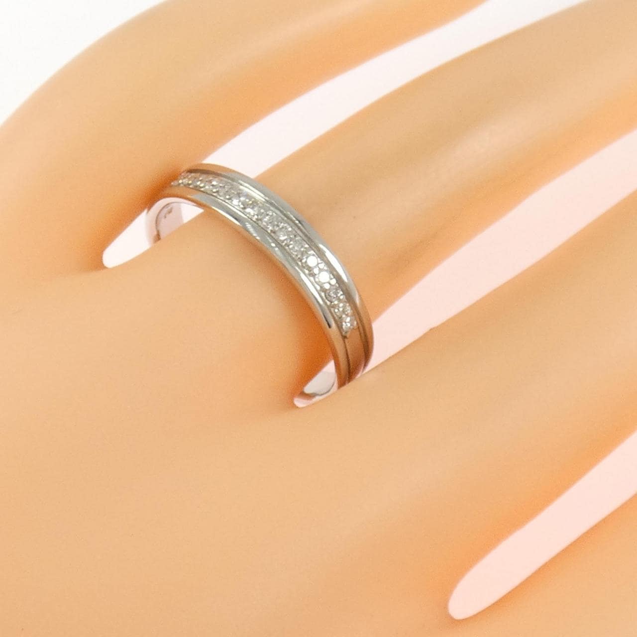 PT950 ダイヤモンド リング 0.15CT