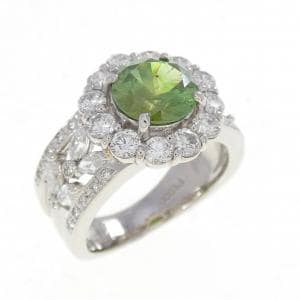 PT900 デマントイドガーネット リング 1.886CT