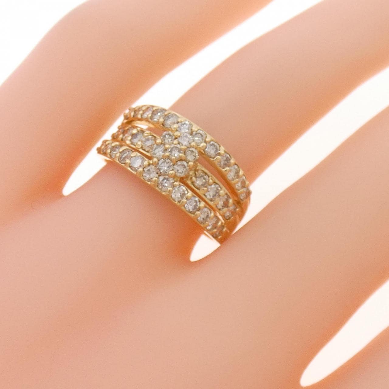 K18YG ダイヤモンド リング 1.00CT