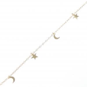 K18YG スター×ムーン ブレスレット