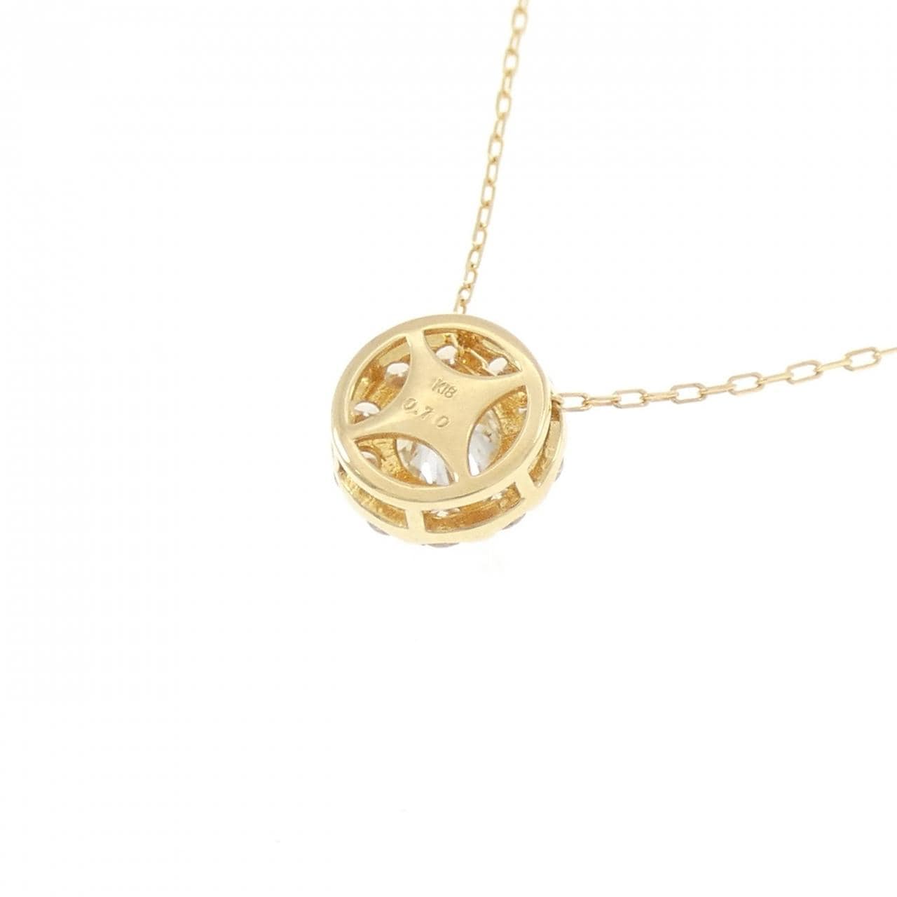 K18YG ダイヤモンド ネックレス 0.70CT