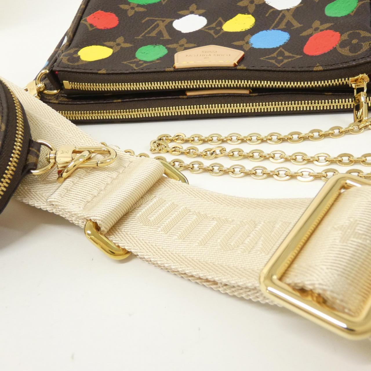 ルイヴィトン モノグラム(LV X YK) ミュルティ ポシェット アクセソワール M46385 ショルダーバッグ