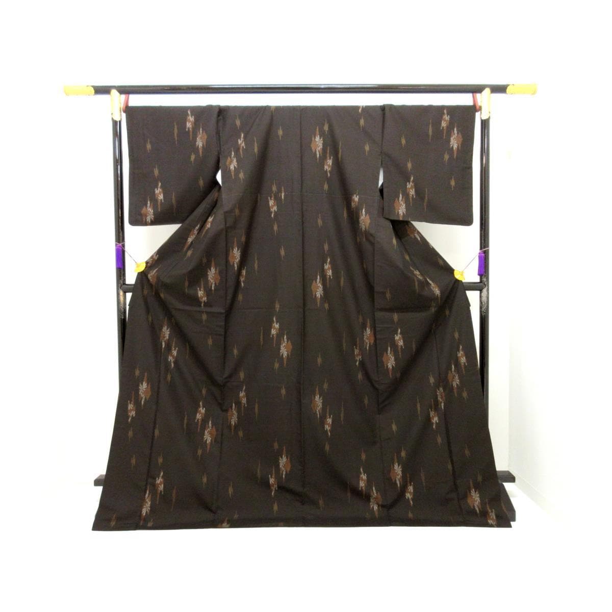 紬　池田重子　七マルキ　証紙付【本場奄美大島紬】