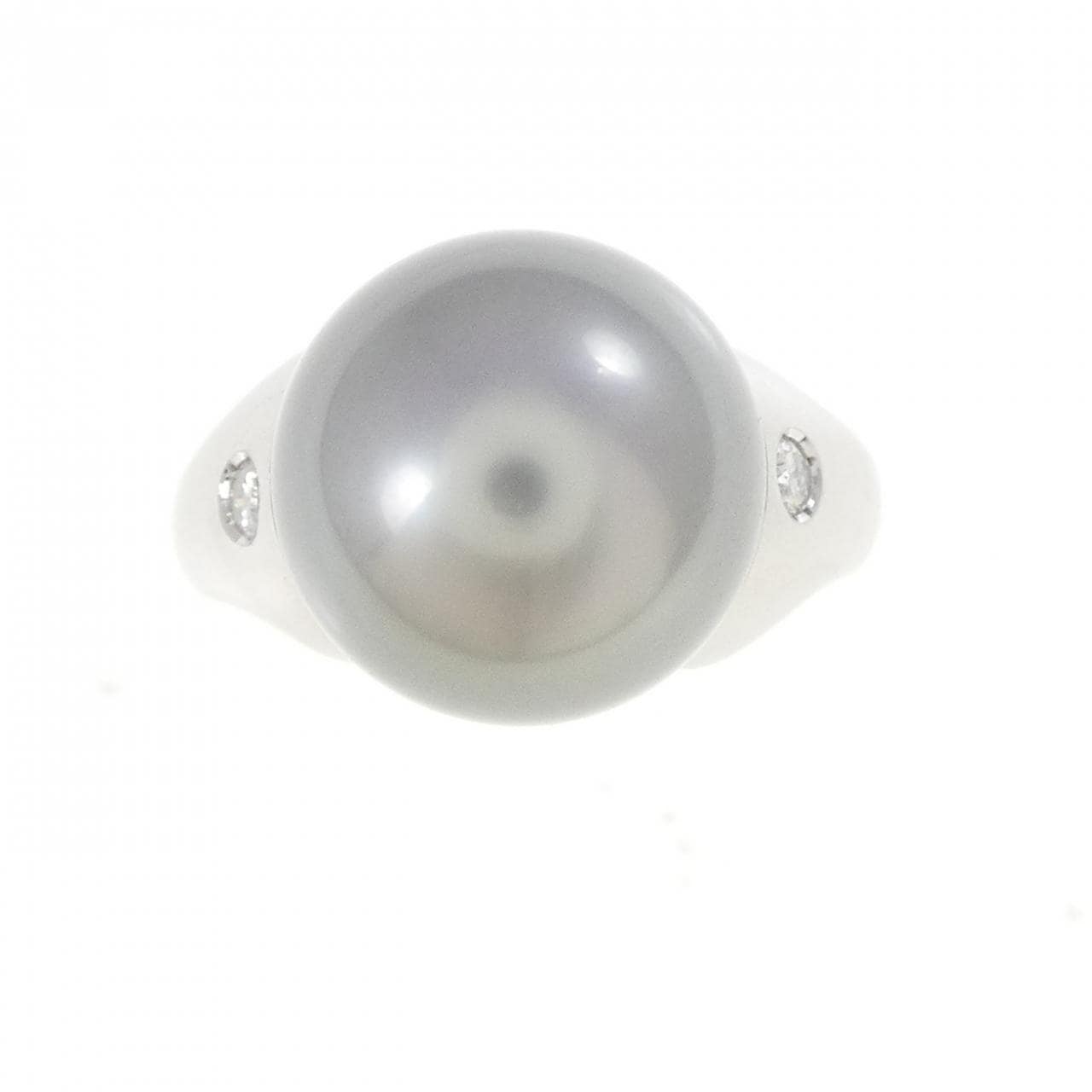 PT900 黒蝶パール リング 12mm