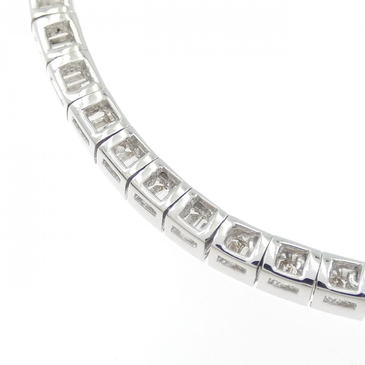 K18WG ダイヤモンド ネックレス 6.61CT