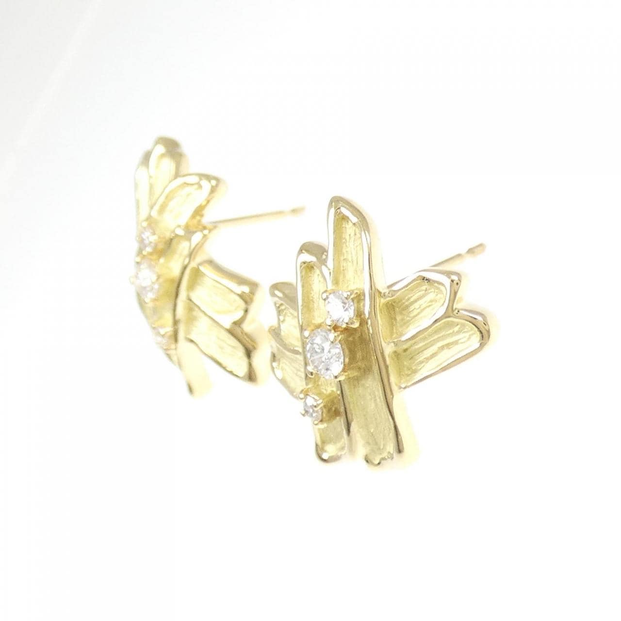 K18YG ダイヤモンド ピアス 0.20CT