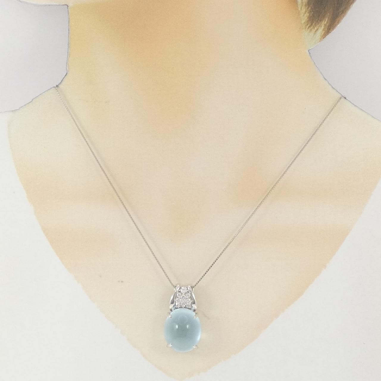 PT900/PT850 アクアマリン ネックレス 16.95CT