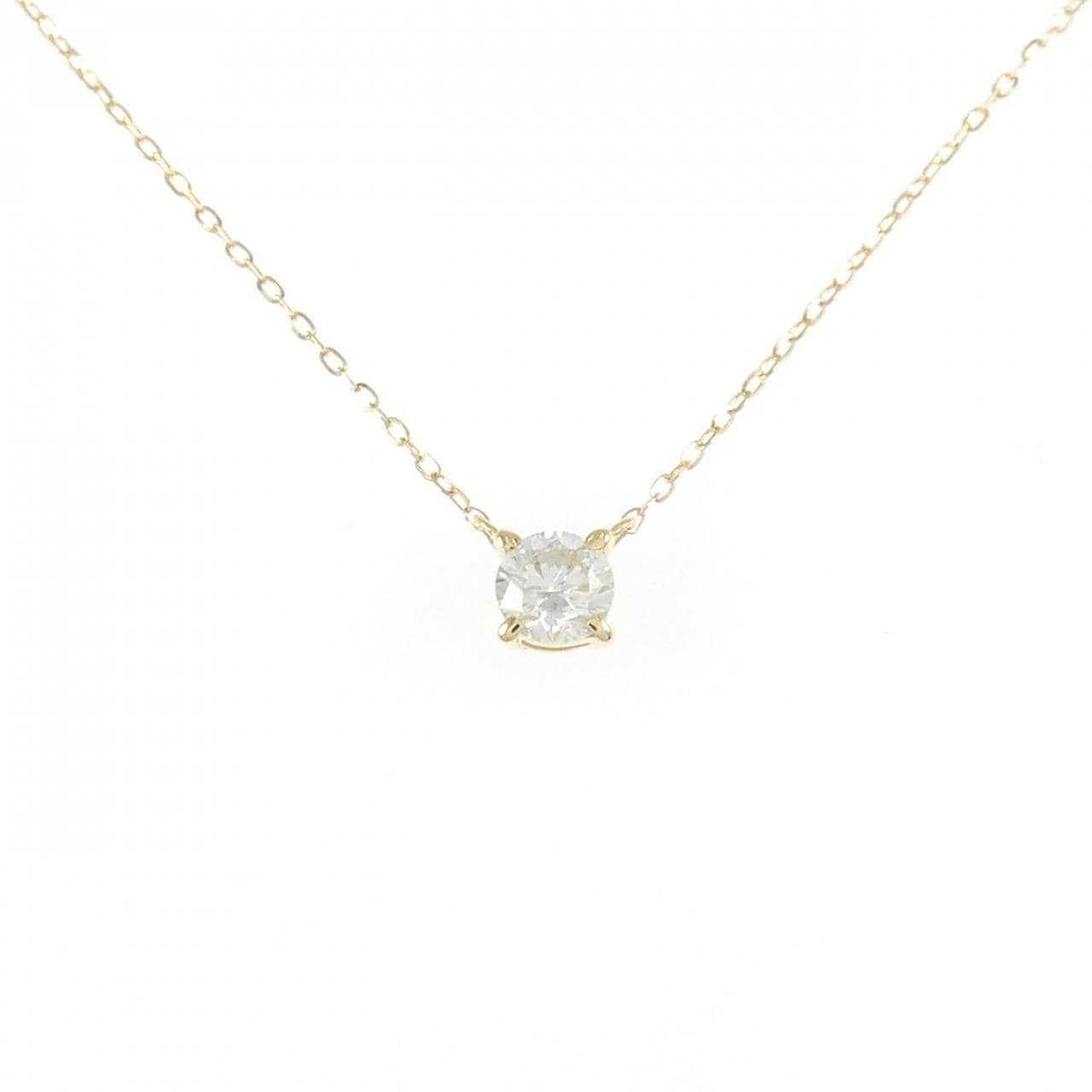 K18YG ダイヤモンド ネックレス 0.309CT H SI2 Good