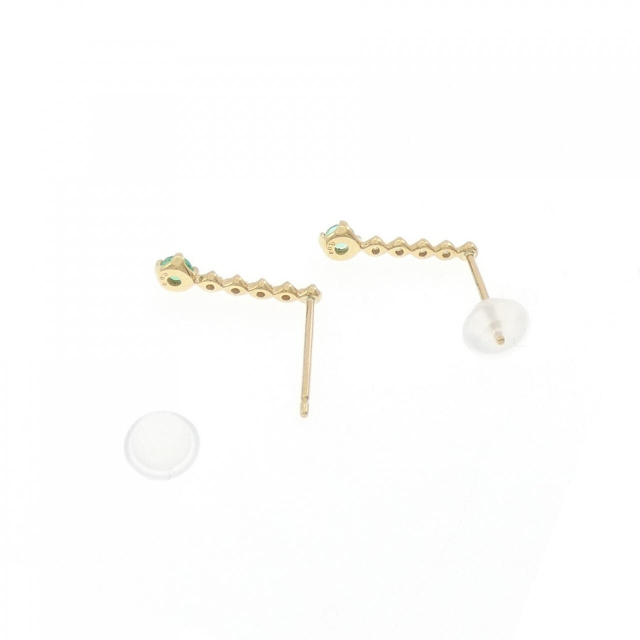 リラ エメラルド ピアス