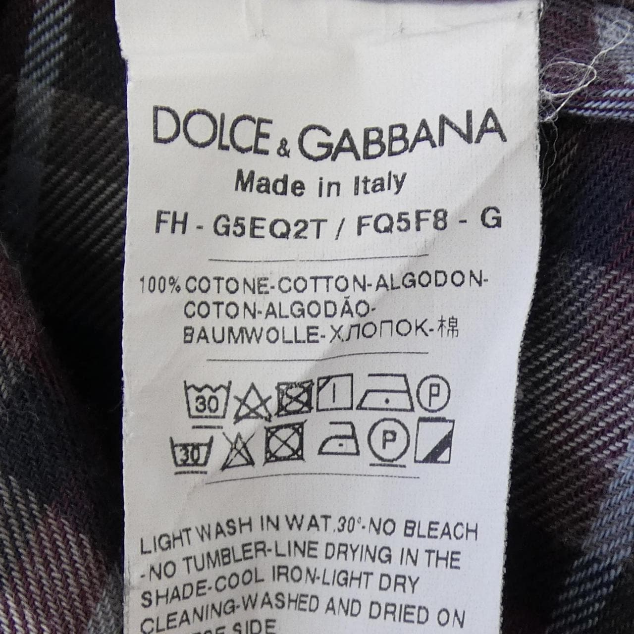 ドルチェアンドガッバーナ DOLCE&GABBANA G5EQ2T/FQ5F8 シャツ