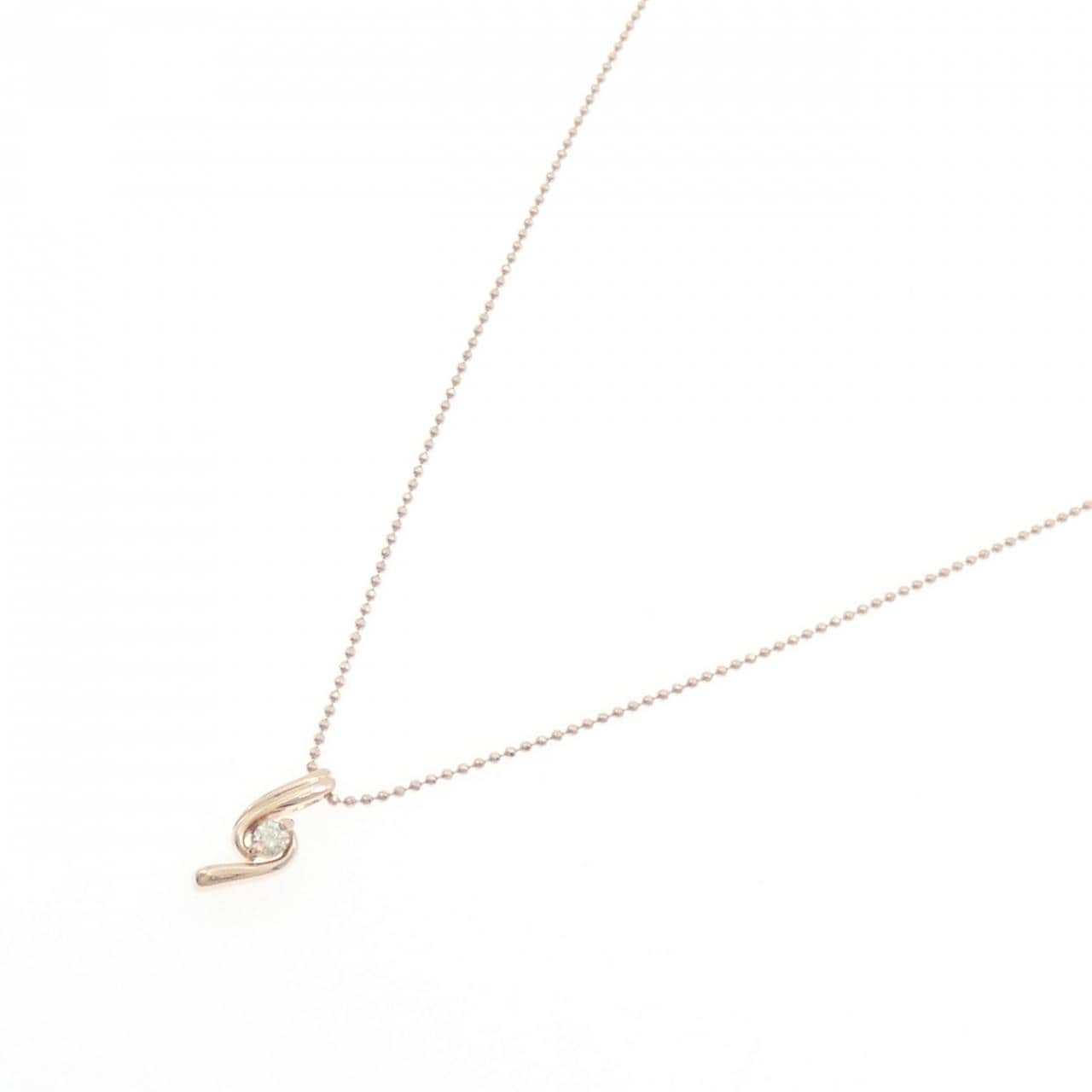 K10PG ダイヤモンド ネックレス 0.05CT