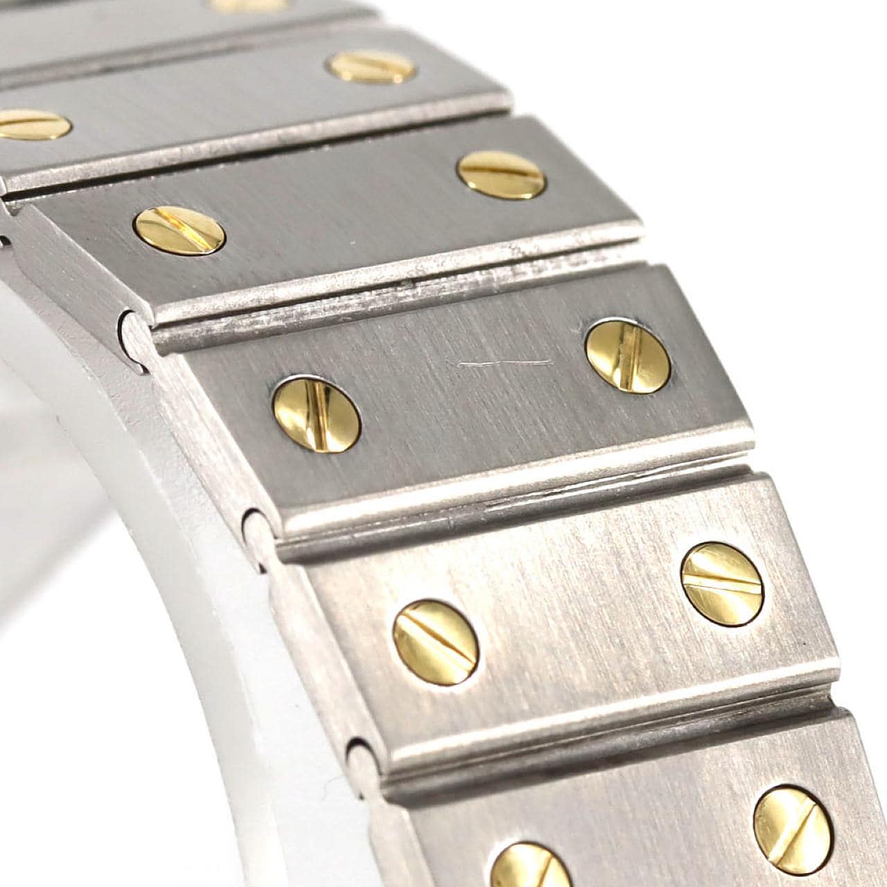 カルティエ サントスLM コンビ SSxYG 自動巻