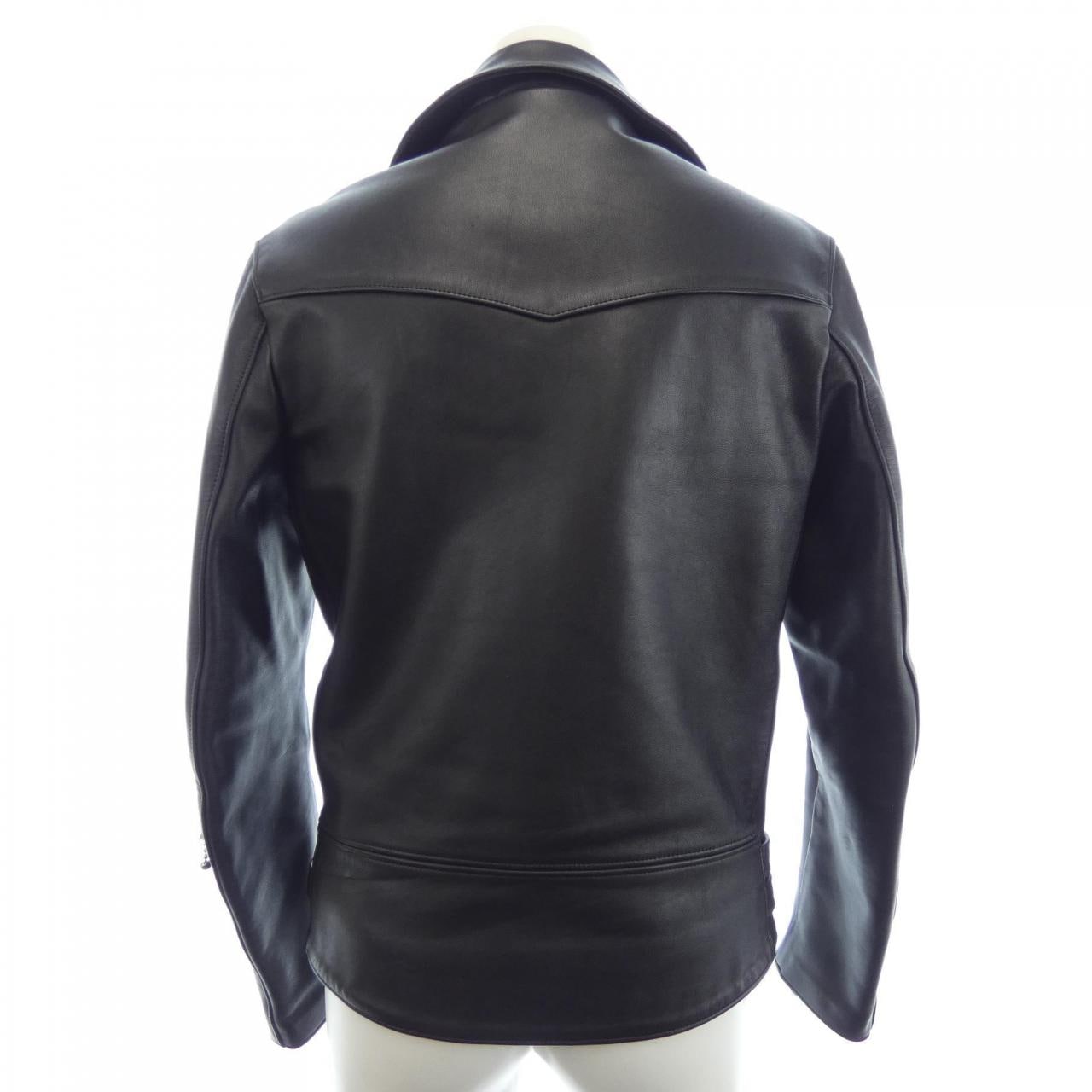 666 LEATHER レザーライダースジャケット