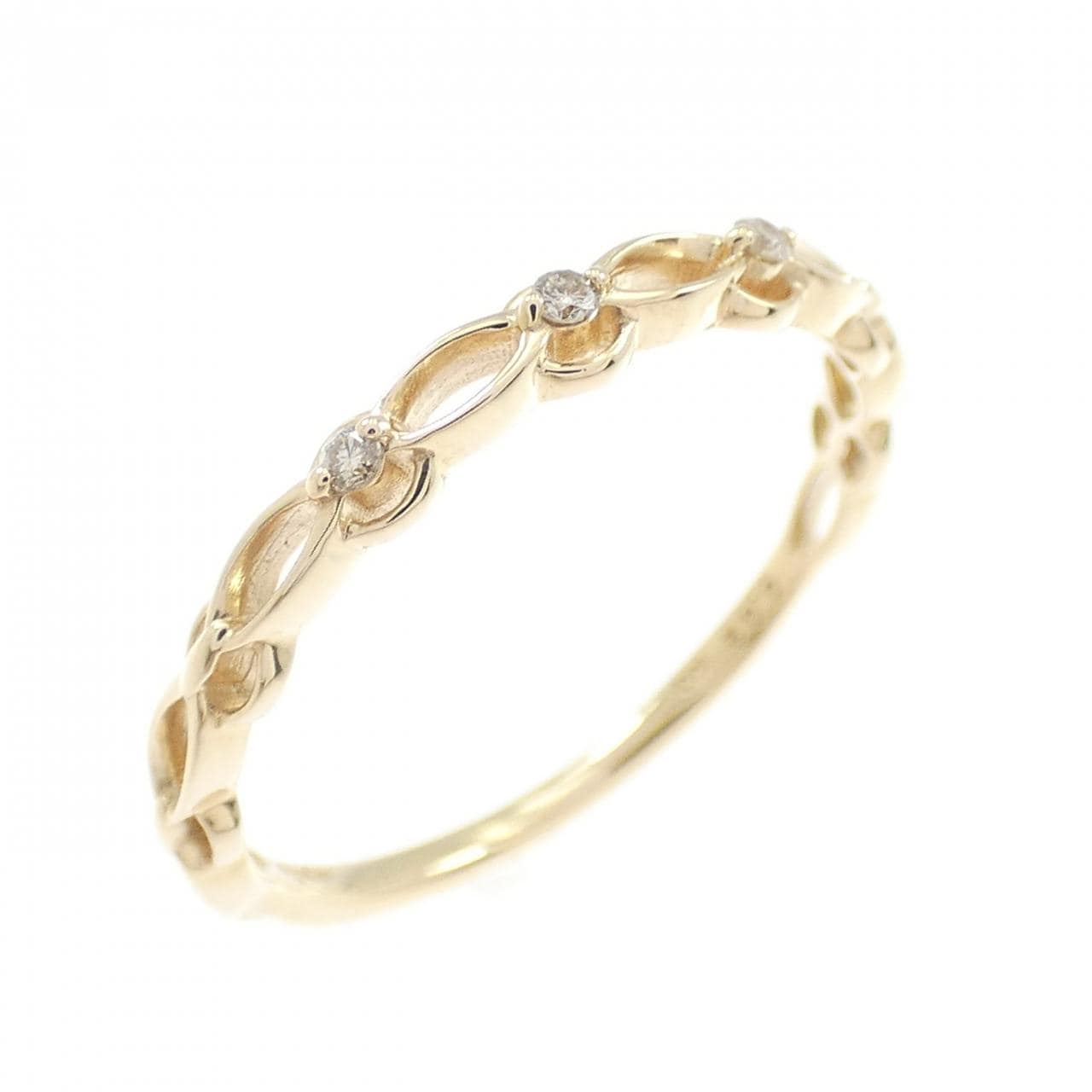 アガット ダイヤモンド リング 0.02CT