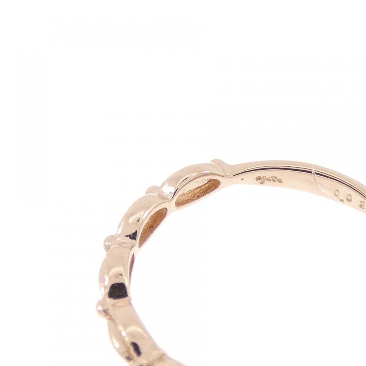 アガット ダイヤモンド リング 0.02CT