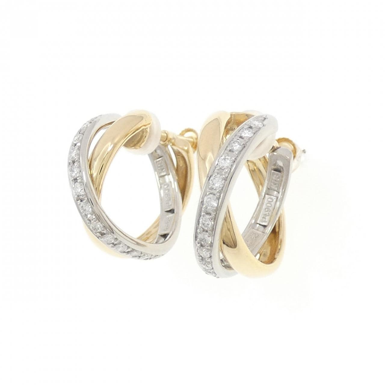 ワコウ ダイヤモンド イヤリング 0.32CT