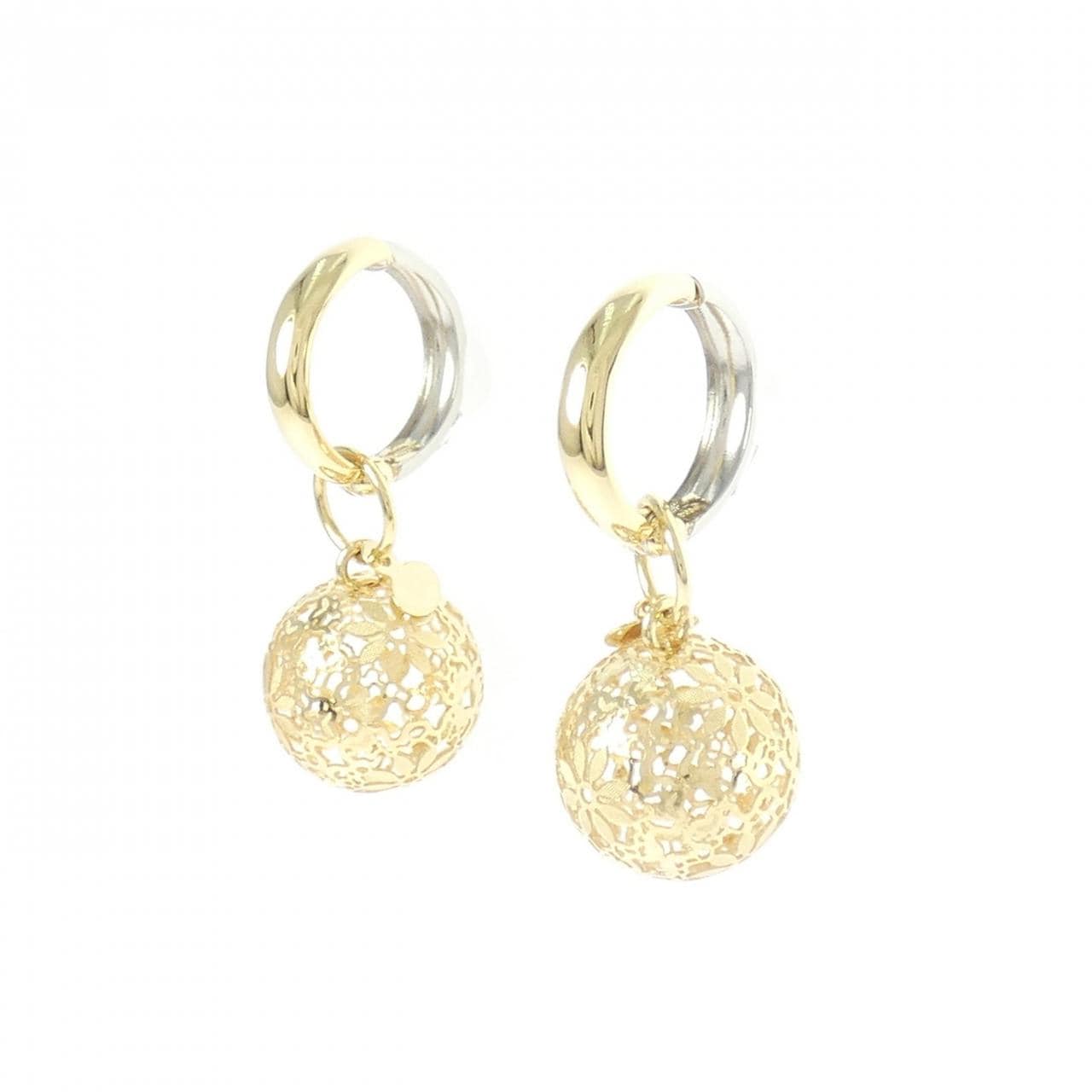 K18/PT900/750 2WAY earrings