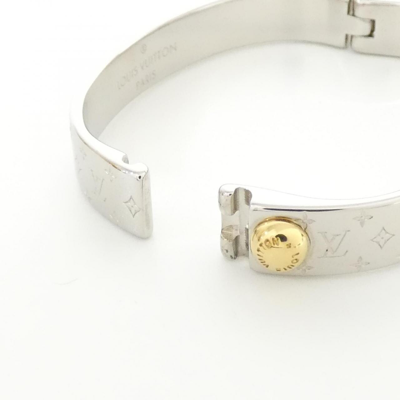 ルイヴィトン カフ ナノグラム S M00249 ブレスレット