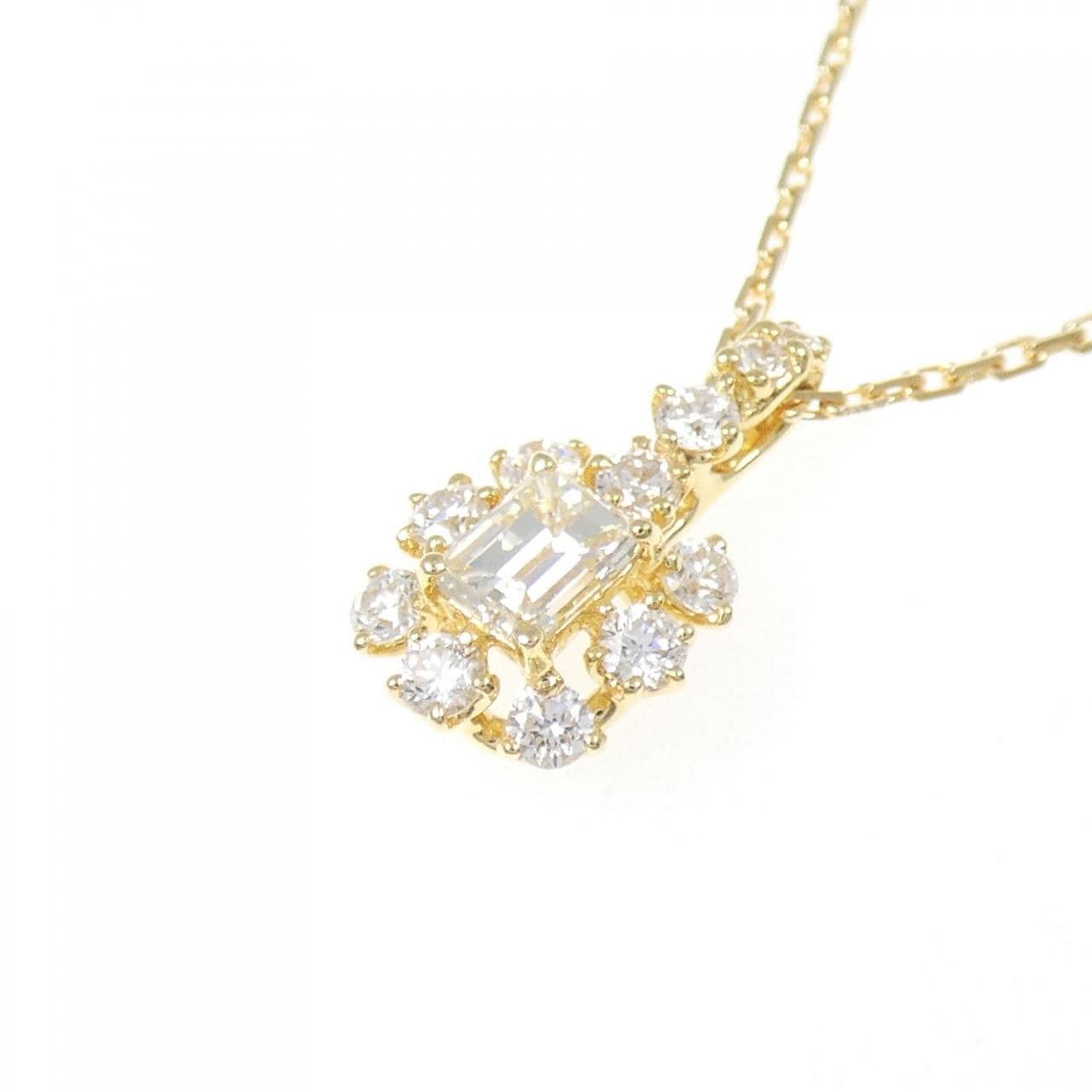 K18YG ダイヤモンド ネックレス 0.514CT