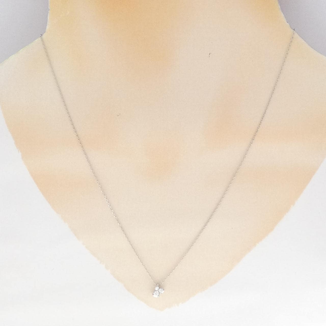 ロイヤル アッシャー ダイヤモンド ネックレス 0.07CT