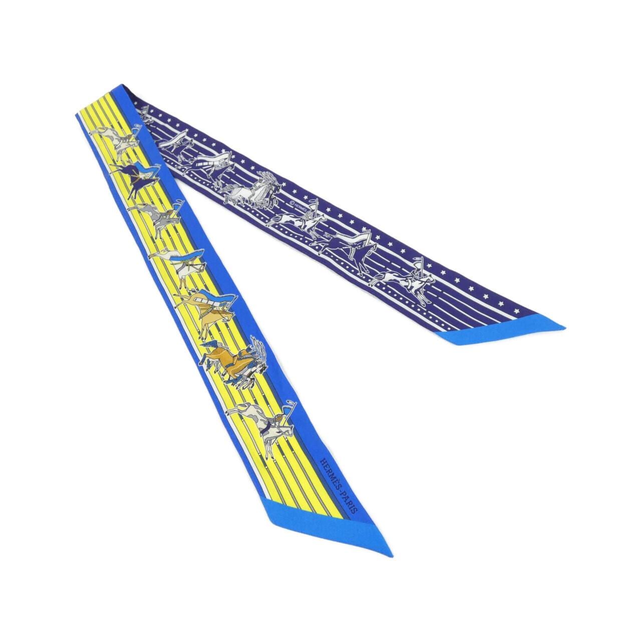 エルメス PANI LA SHAR PAWNEE ツイリー 063587S スカーフ