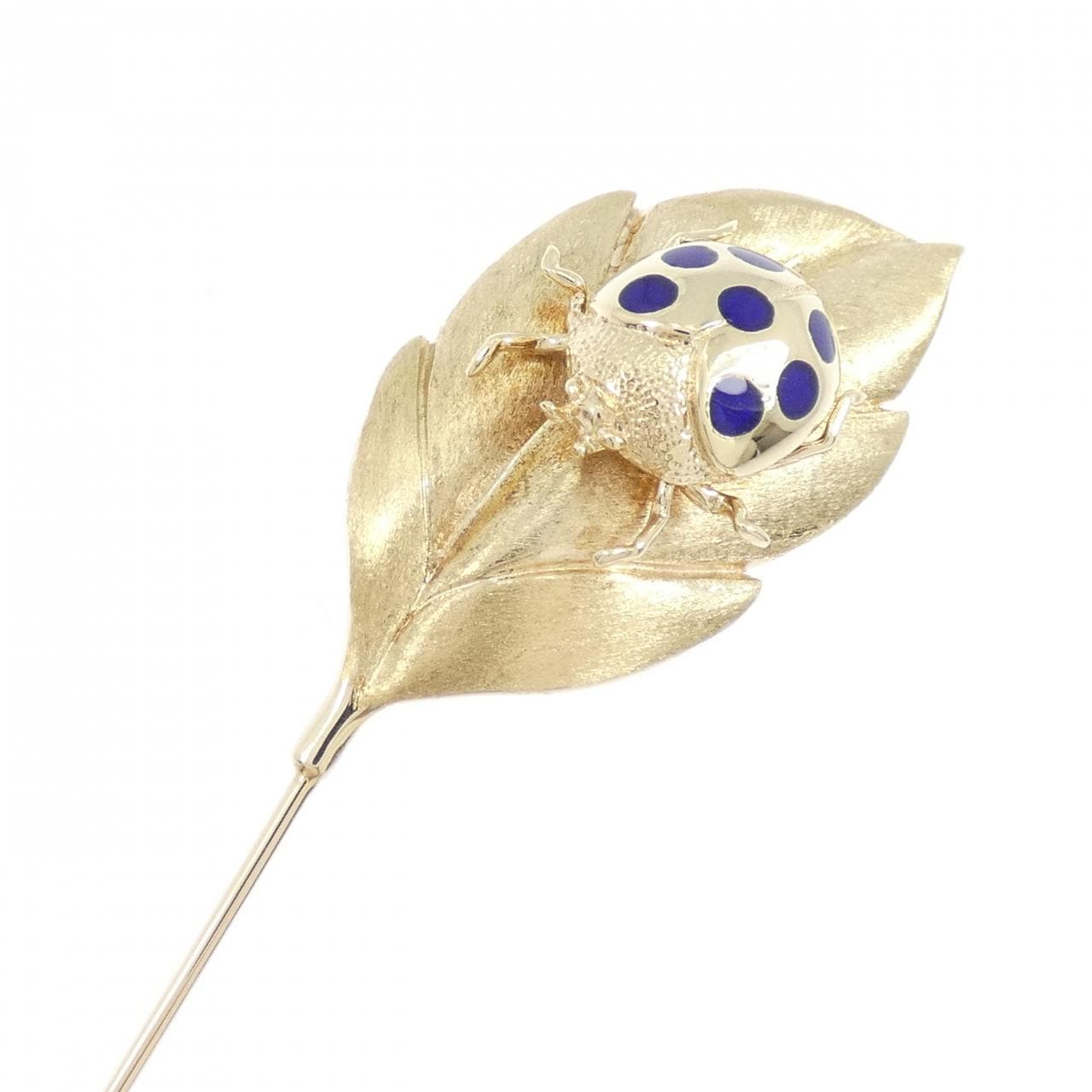 ミキモト エナメル ブローチ