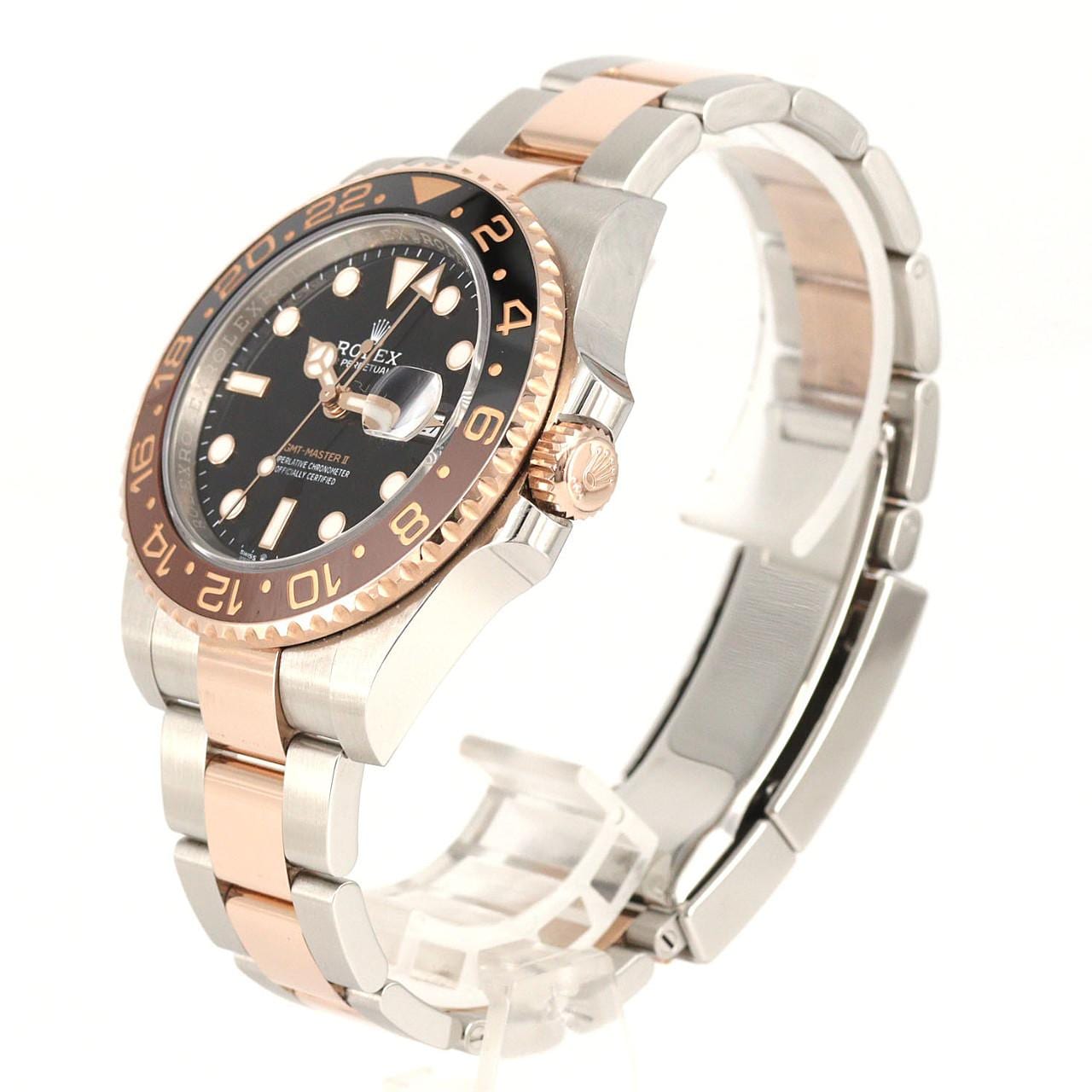 ロレックス GMTマスターⅡ 126711CHNR SSxPG 自動巻 ランダム番