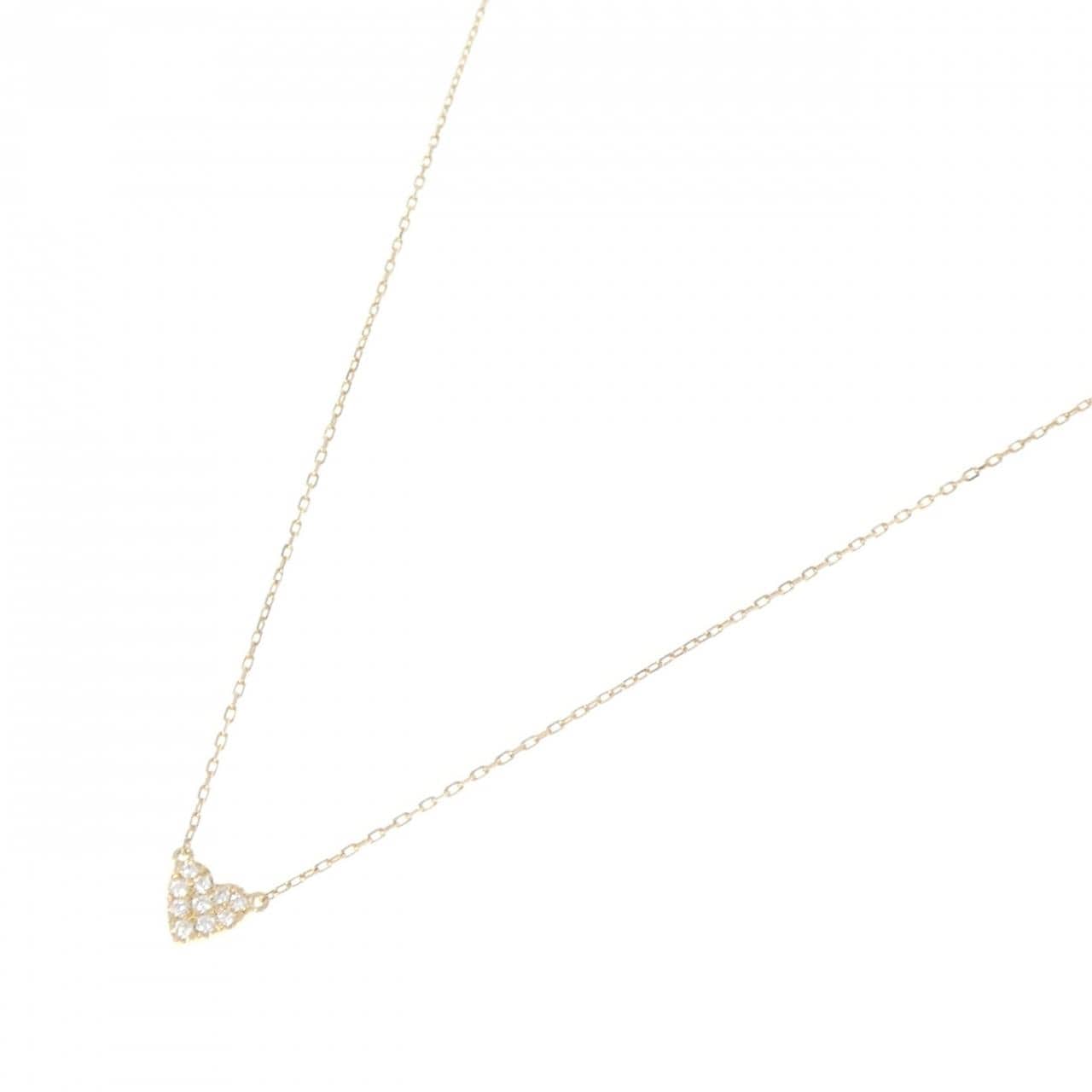 アーカー ハートパヴェ ネックレス 0.05CT