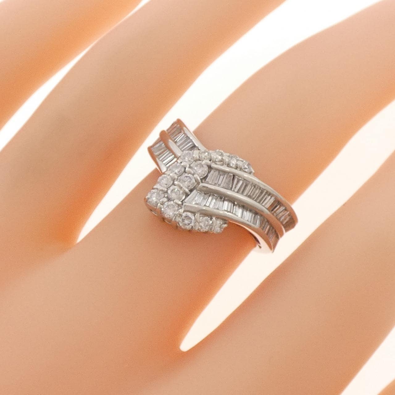 PT900 ダイヤモンド リング 1.34CT