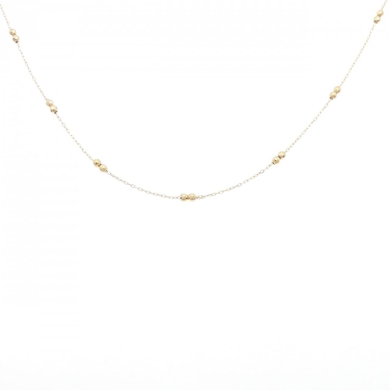 K18YG necklace