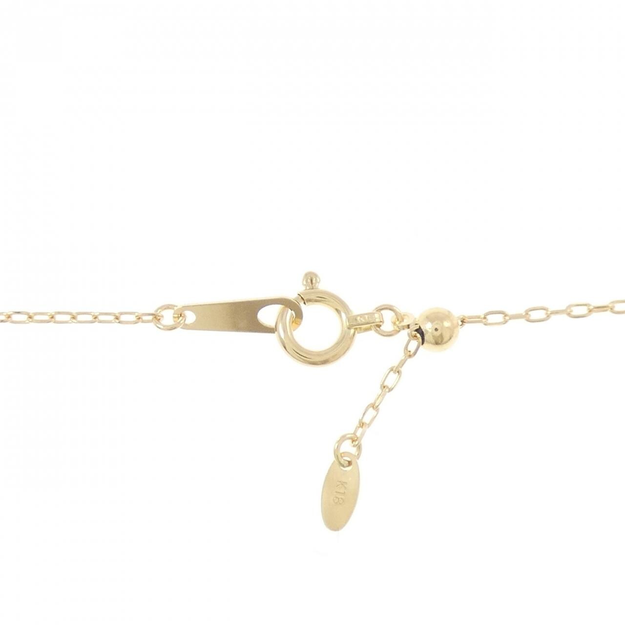 K18YG ダイヤモンド ネックレス 0.25CT