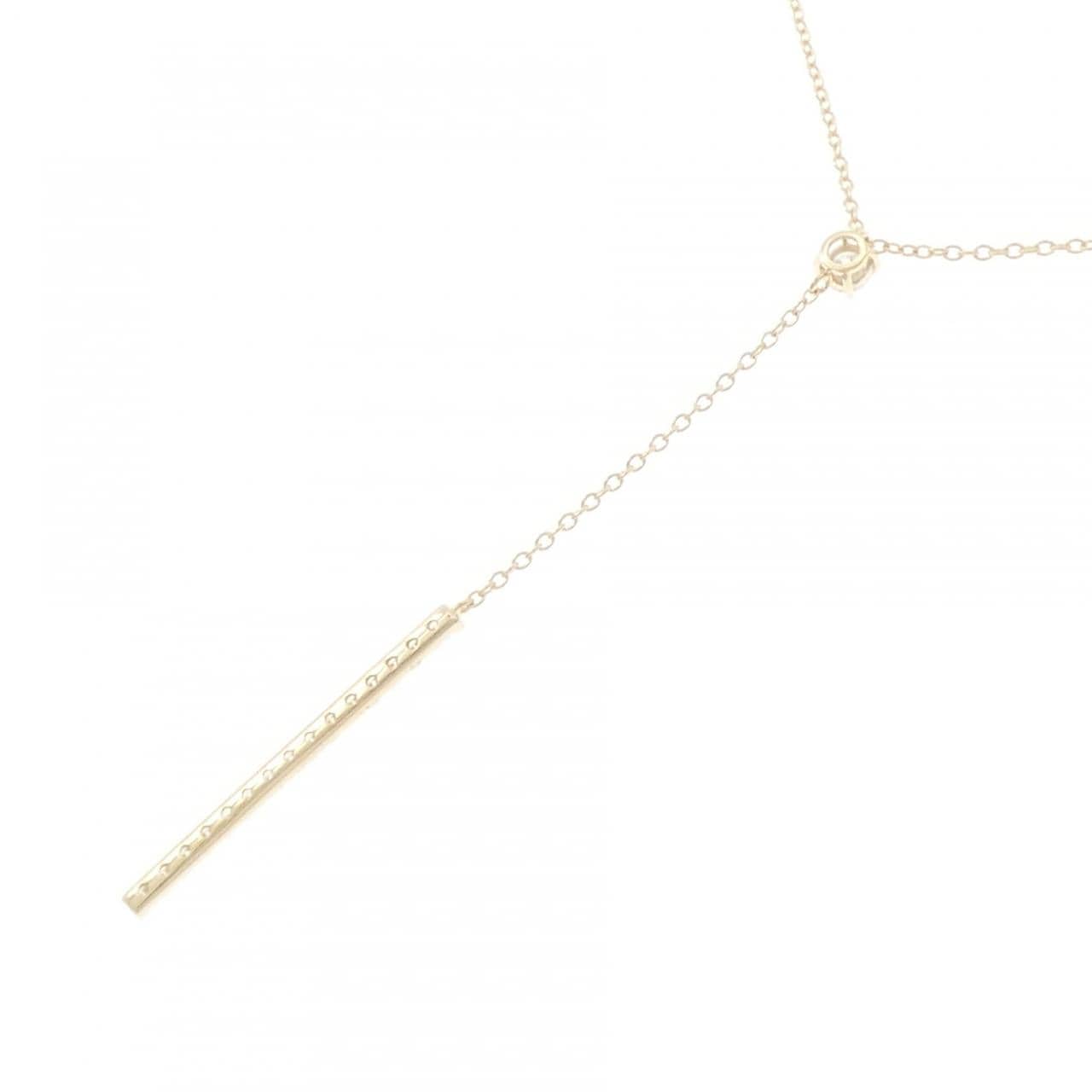 【リメイク】K10YG ダイヤモンド ネックレス 0.30CT