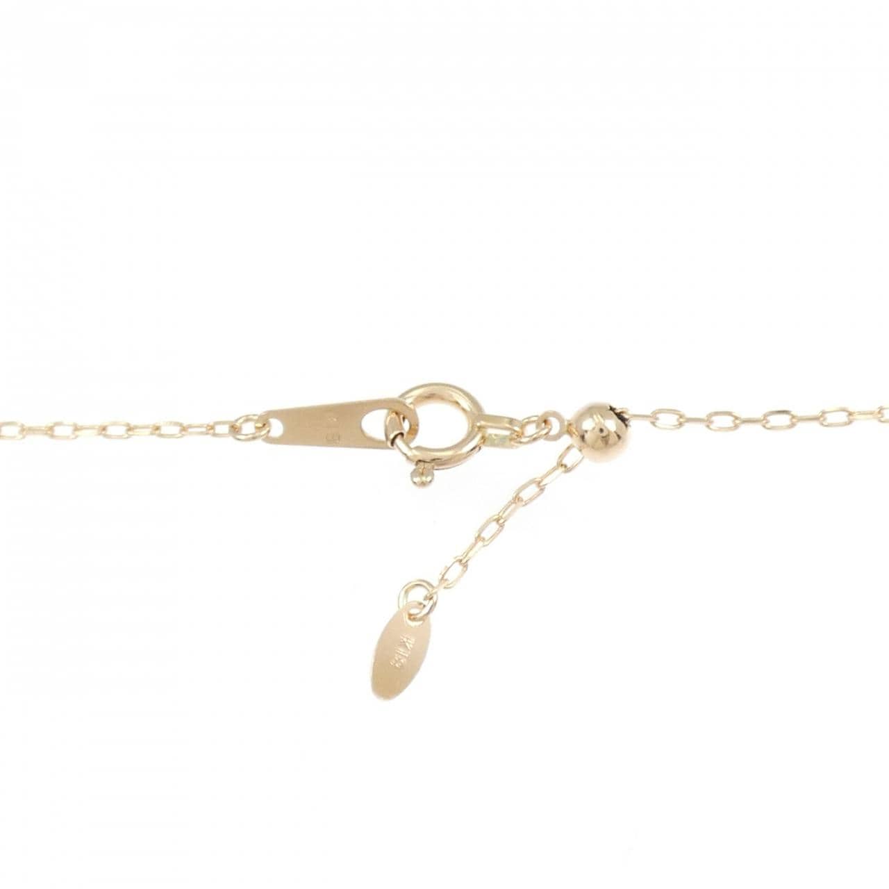 K18PG ダイヤモンド ネックレス 0.33CT