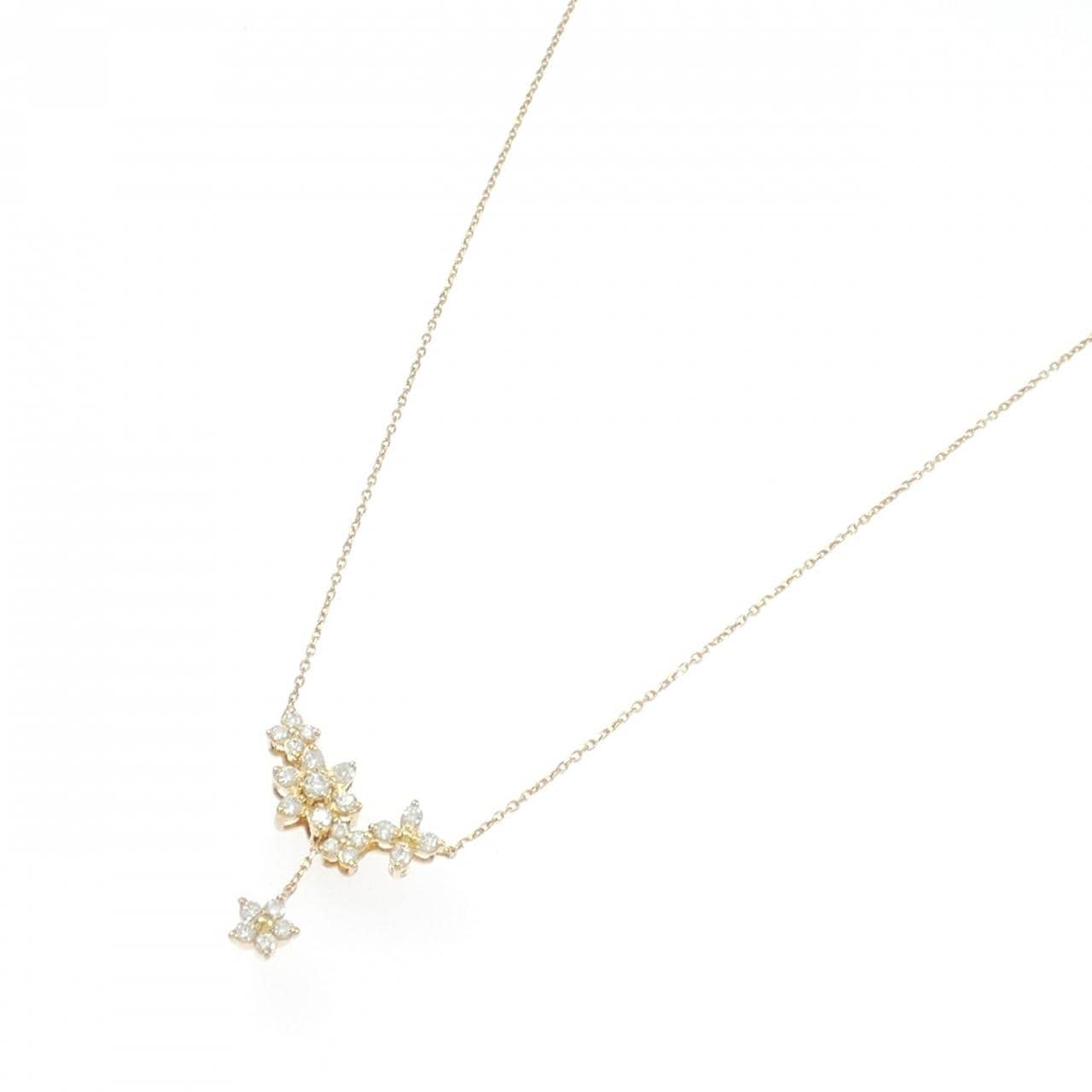 ポンテヴェキオ フラワーワルツ ネックレス 0.33CT