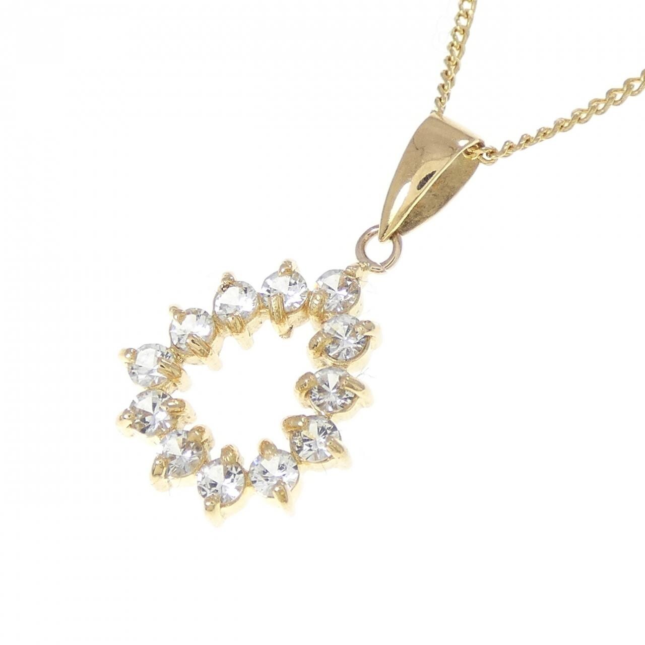 K18YG キュービック ネックレス