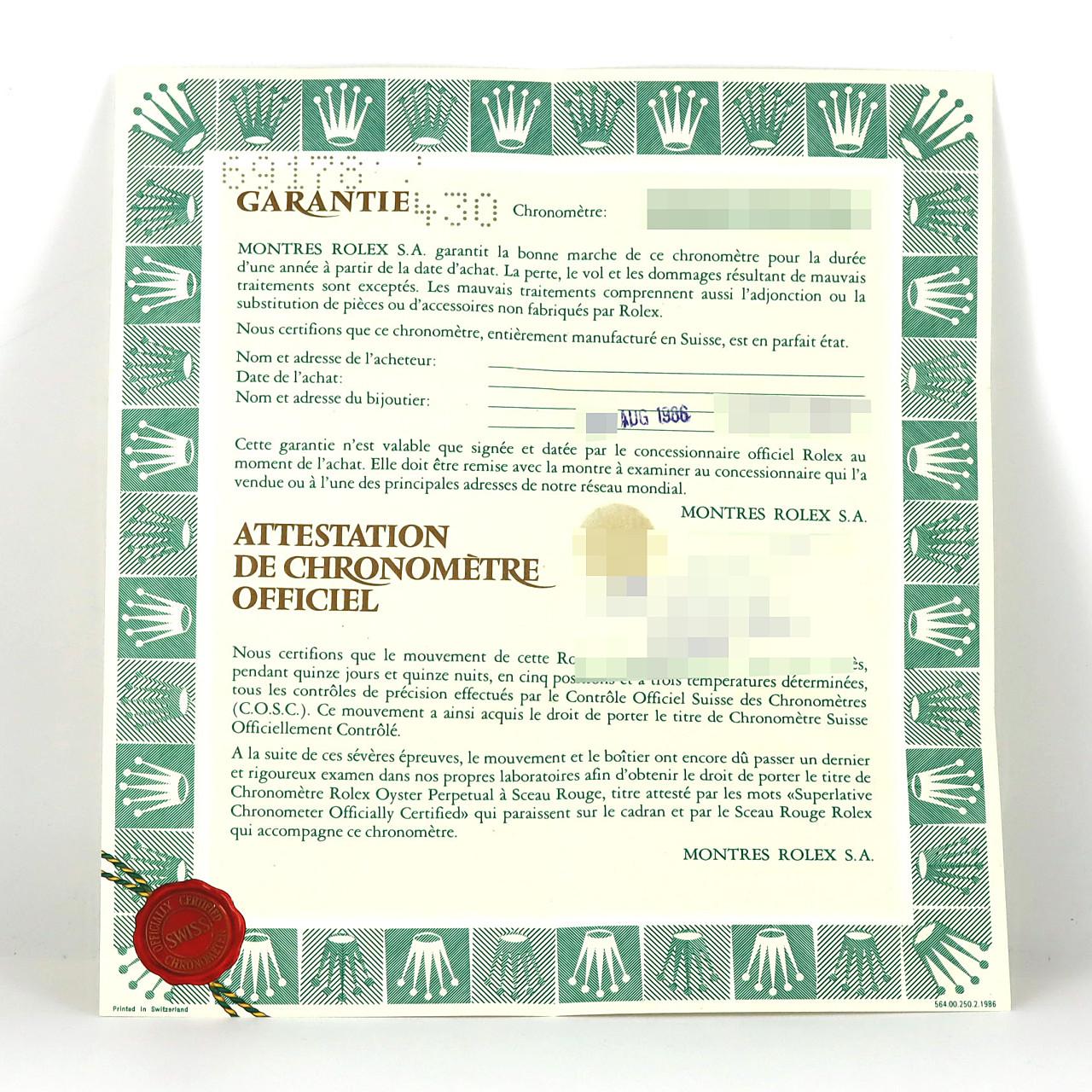 ROLEX Datejust 69178 YG Automatic 9th Series