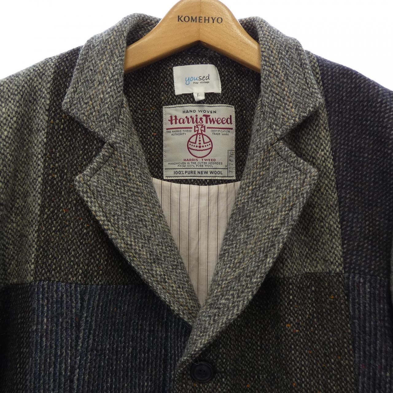 YOUSED PLAY VINTAGE HARRIS TWEED コート