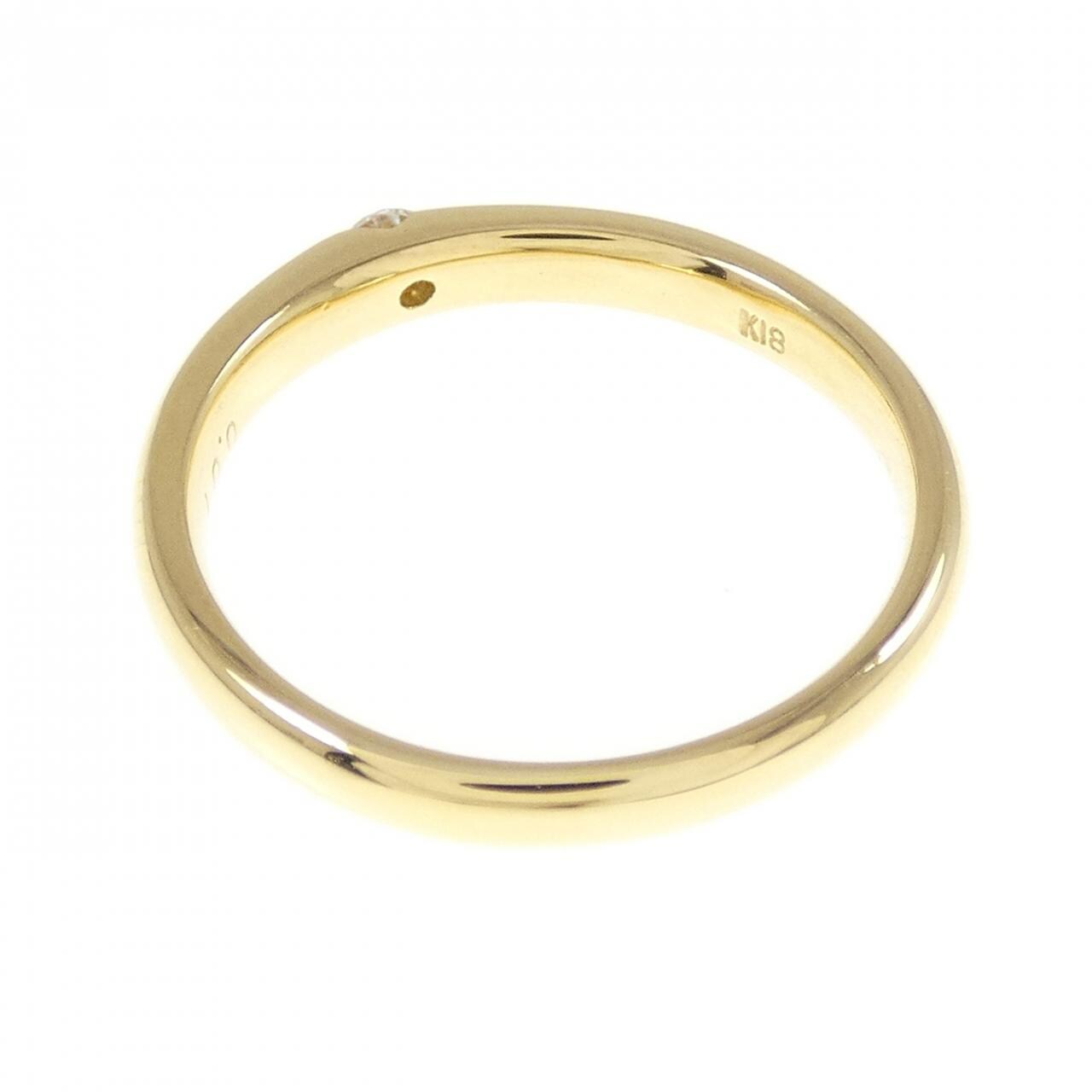 K18YG ダイヤモンド リング 0.07CT