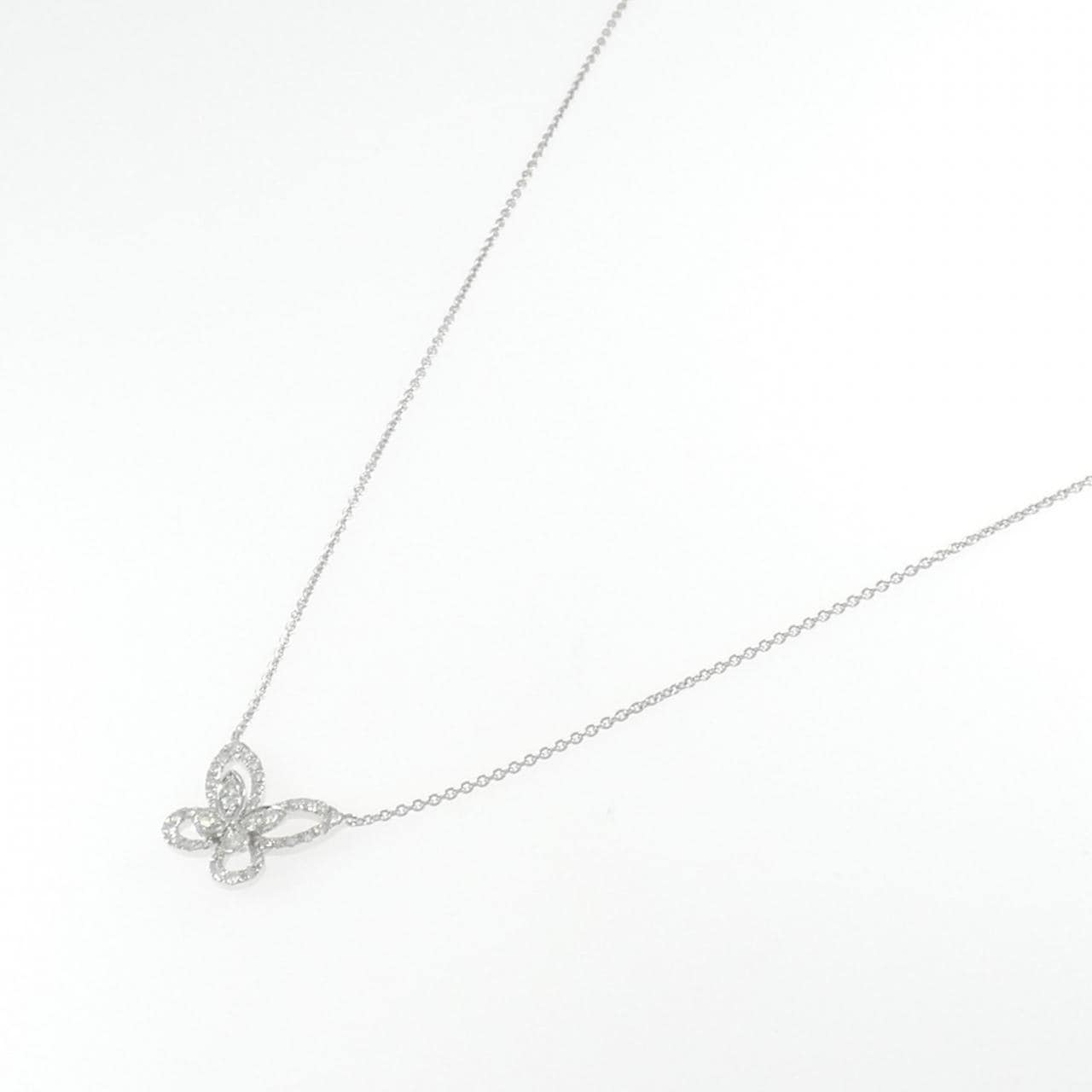 Graff Butterfly Silhouette Mini Necklace