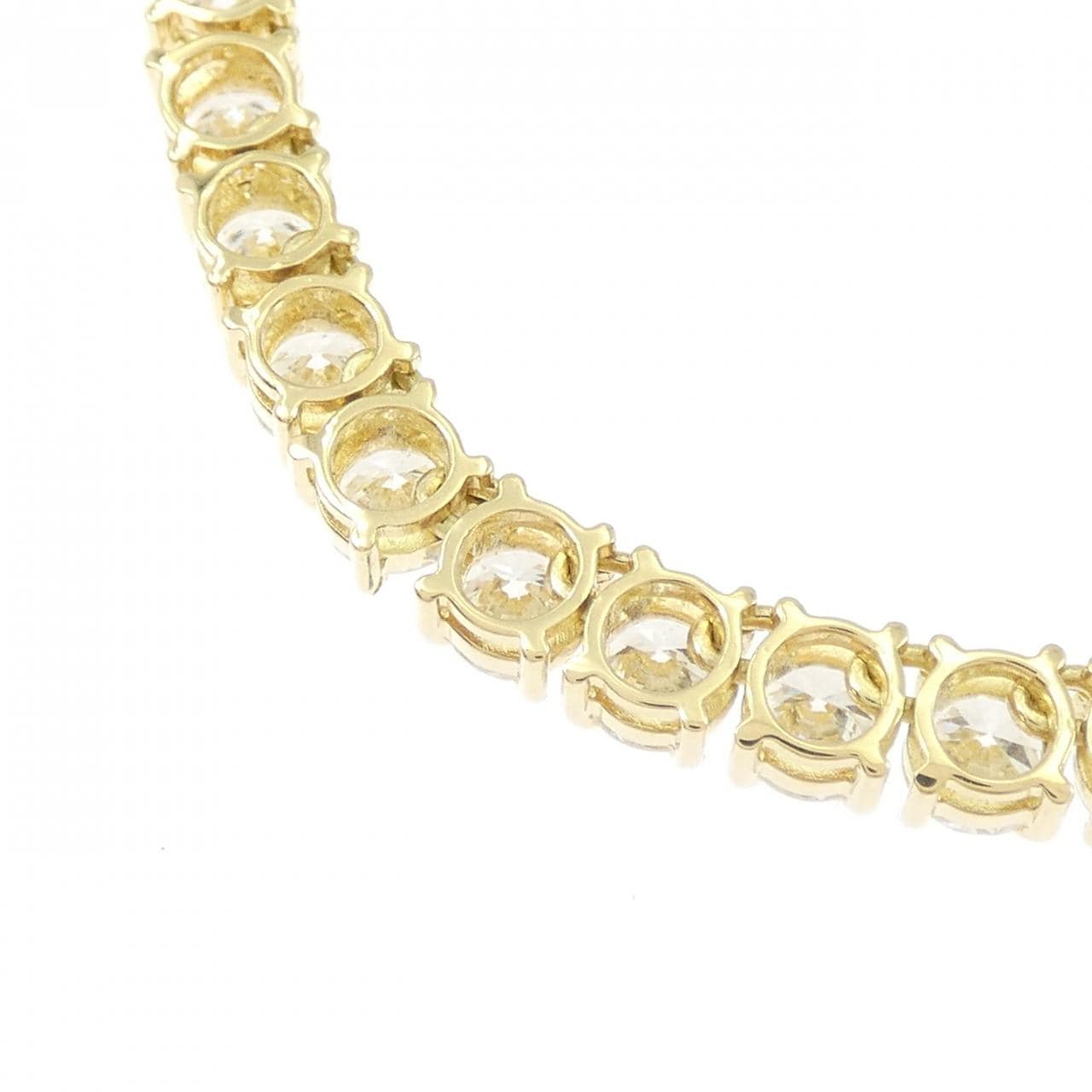 K18YG ダイヤモンド ネックレス 18.16CT