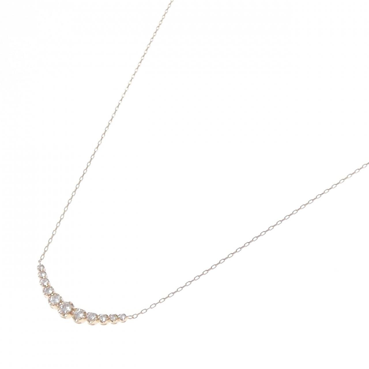 K18PG/K18YG Diamond Necklace 0.50CT