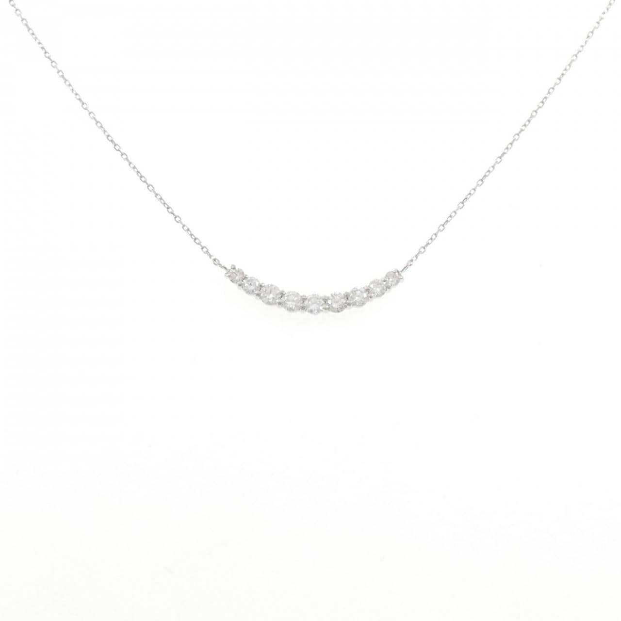 PT900/PT850 ダイヤモンド ネックレス 0.33CT