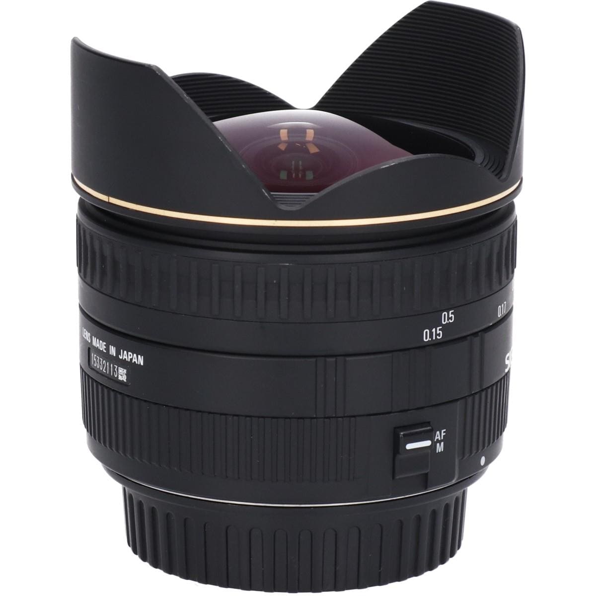 ニコン１５ｍｍ　Ｆ２．８ＥＸ　ＤＧ　ＦＩＳＨＥＹＥ