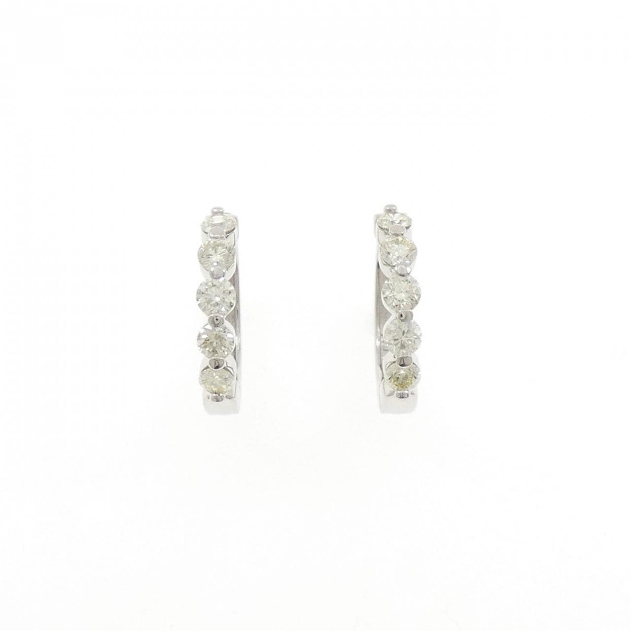 PT900 ダイヤモンド イヤリング 1.00CT