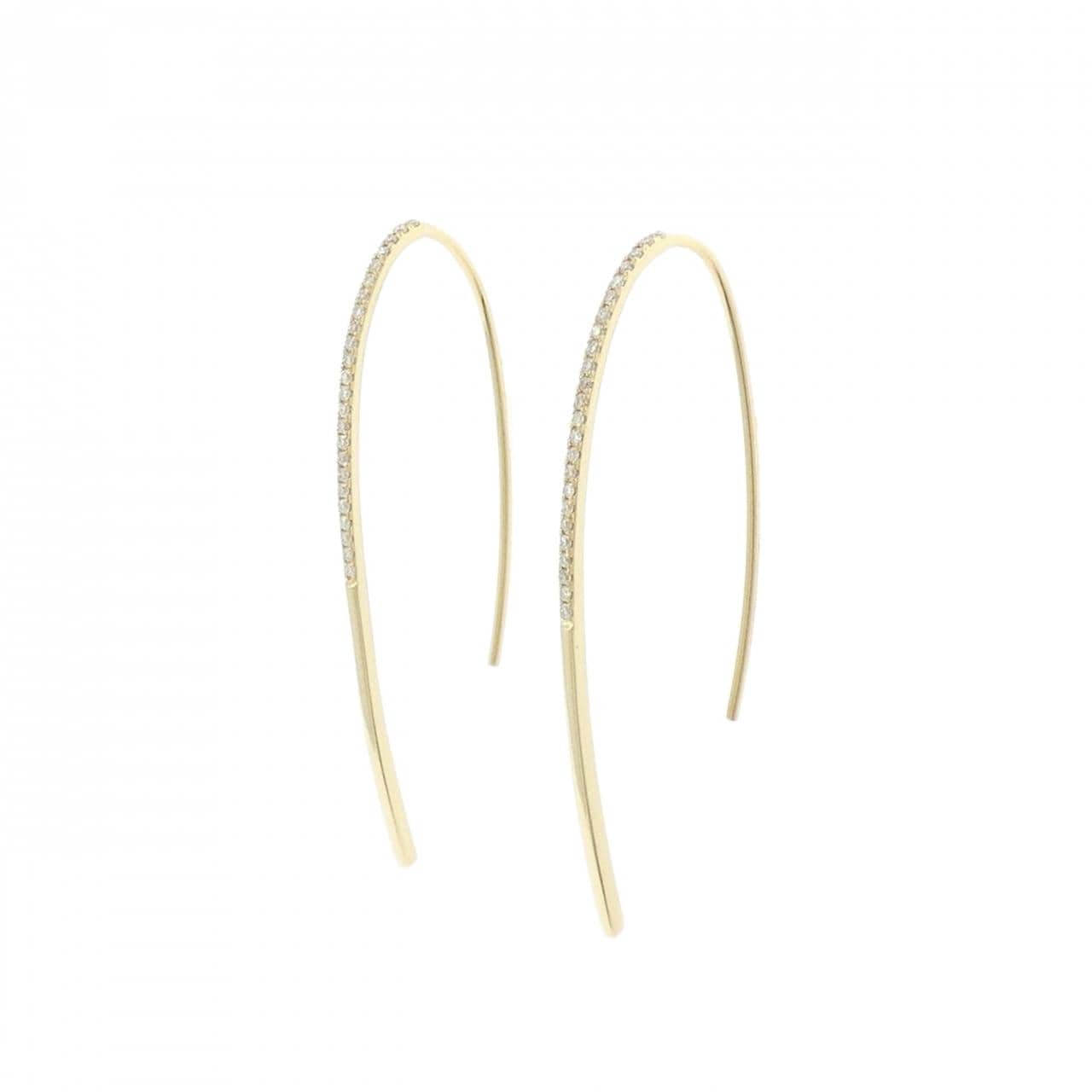 ポンテヴェキオ ダイヤモンド ピアス 0.38CT