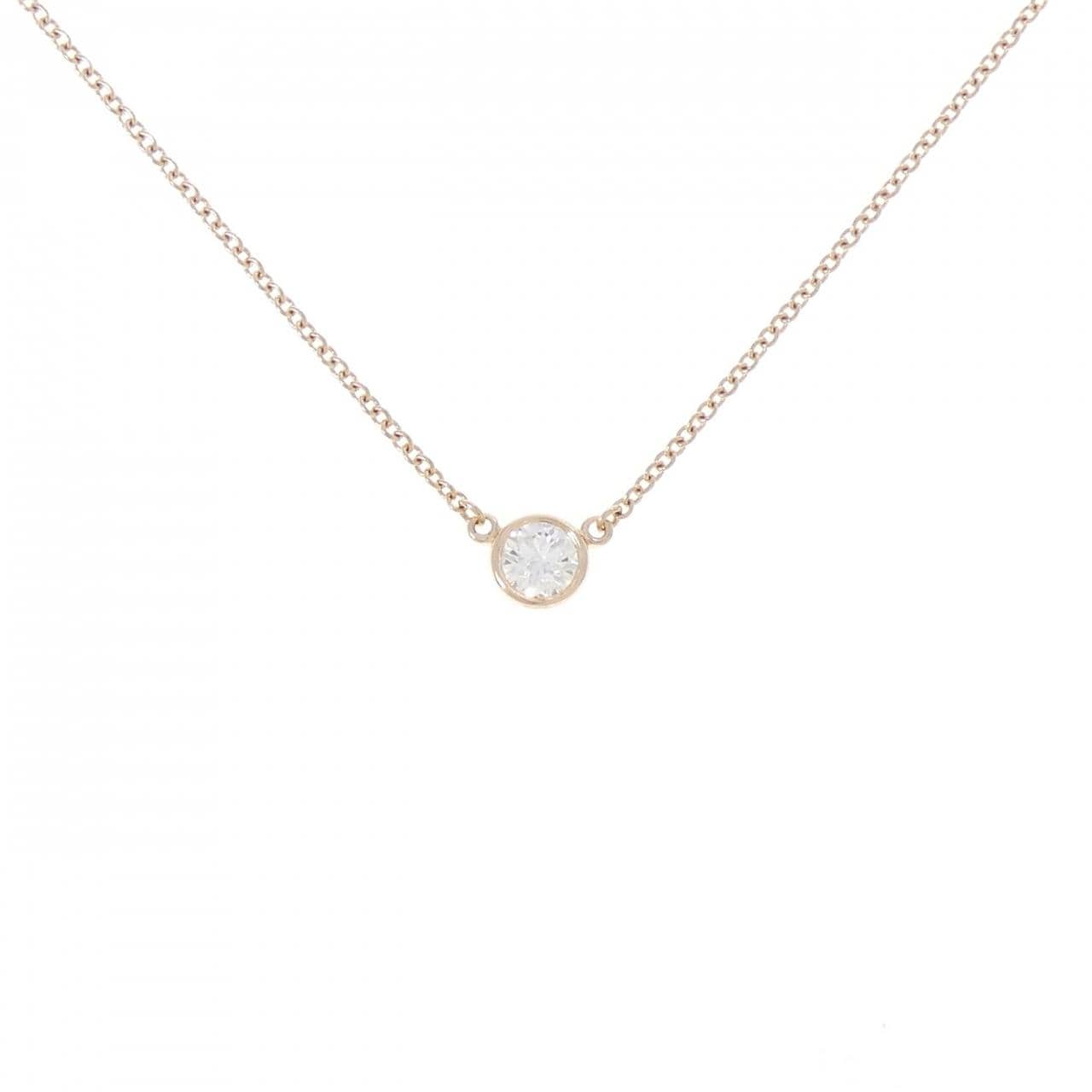 ティファニー バイザヤード ネックレス 0.21CT H VVS1 3EXT
