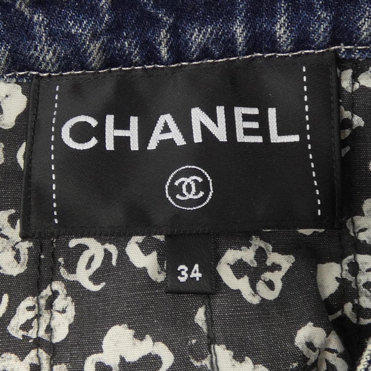 シャネル CHANEL LOOK26 P80310V72625 25B デニムジャケット